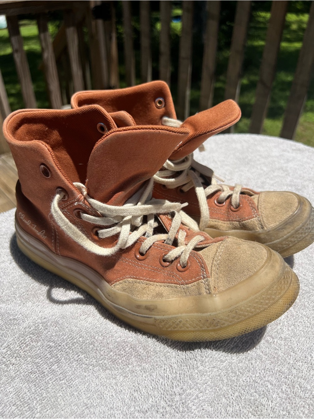 🌻Converse Chuck Taylor Canvas Sneaker in Rust Orange